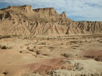 Pisquerra en las Bardenas Reales en Navarra